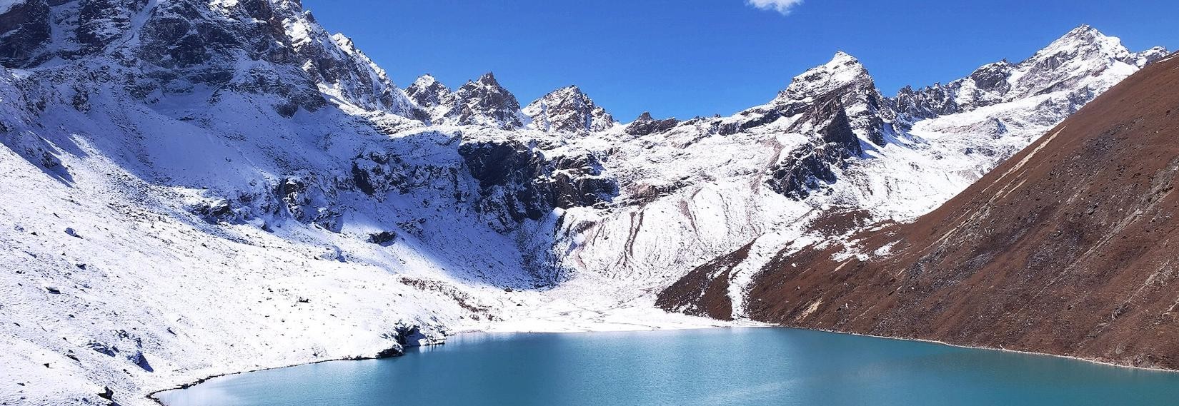 Gokyo Lake located at 4,790 M (15,720 ft)