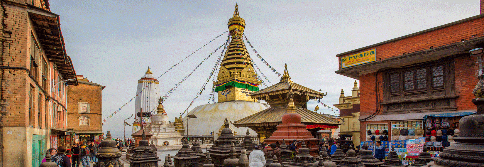Swyambhunath Stupa in Kathmandu