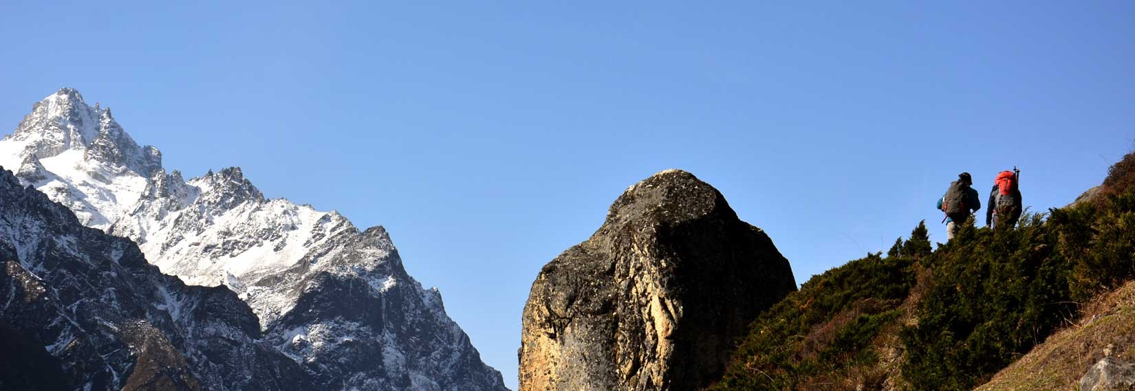 Trekking with a guide in Nepal