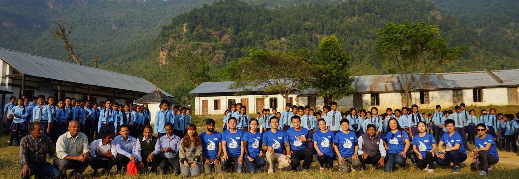 Volunteering in Local School