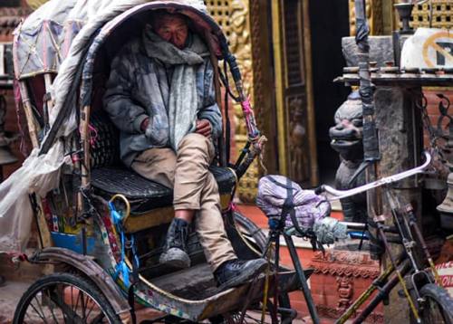 Kathmandu Durbarsquare and Local Market Rickshaw Tour